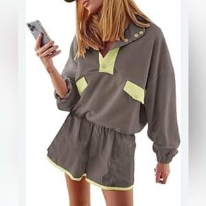 FP Movement World Tour Set Sweatshirt And Shorts XL